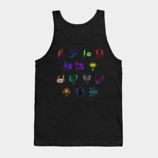 Monster Hunter Weapons Sticker Pack Tank Top